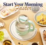 Elite Gourmet 1.2L Electric Glass Kettle, 1200W Fast Boil, Adjustable Temperature Control & Keep Warm, BPA-Free Borosilicate Glass, Auto Shut-Off & Boil-Dry Protection, 360° Cordless Base, Mint - Image 9