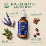 Ancient Greek Remedy Body Oil - Organic After Shower Face Oil & Body Moisturizer for Dry Skin - Almond, Jojoba, Olive, Lavender, Vitamin E Oils - Natural Clean Facial Skincare for Women & Men 4 oz - Image 7