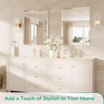 TokeShimi 24x36 Beveled Wall Mirror Decorative, Bathroom Vanity Mirrored with 1" Beveled Edge, Shatterproof Modern Frameless Mirror Bathroom Rectangle for Living Room, Entryway, Restroom - Image 3