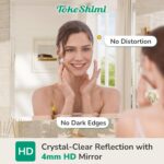 TokeShimi 24x36 Beveled Wall Mirror Decorative, Bathroom Vanity Mirrored with 1" Beveled Edge, Shatterproof Modern Frameless Mirror Bathroom Rectangle for Living Room, Entryway, Restroom - Image 5
