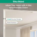 TokeShimi 24x36 Beveled Wall Mirror Decorative, Bathroom Vanity Mirrored with 1" Beveled Edge, Shatterproof Modern Frameless Mirror Bathroom Rectangle for Living Room, Entryway, Restroom - Image 6