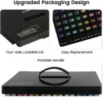 HIMI Gouache Paint Set, 112 Colors x 12g Twin Jelly Cup Design in Carrying Case, Non-Toxic Paint for Canvas and Paper, Perfect for Artists, Student, Opaque Painting (Black) - Image 5