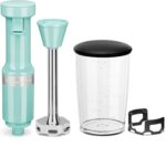 KitchenAid Variable Speed Corded Hand Blender KHBV53, Ice Blue - Image 4