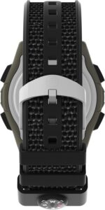 Timex Men's Expedition 41mm Watch - Black Strap Digital Dial Green Case - Image 4