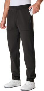 HOdo 34"/36" Inseam Mens Tall Sweatpants Water Resistant Fleece Lined Pants Men with 3 Pockets Workout Joggers - Image 3