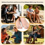 4 PCS Gel Bunion Toe Separators with 2 Loops for Overlapping Toes Gel Toe Spacers Bunion Corrector for Feet, Hammer Toe Straightene for Women Men - Image 8