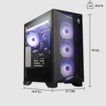 msi Aegis ZS2 Gaming Desktop AMD 12-core Zen 5 Ryzen 9 9900X 32GB RAM 2TB SSD GeForce RTX 5080 DLSS 4 360mm Liquid Cooler 850W 80+ Gold PSU Support HDD Win11 w/ICP Hub - Image 7