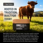 Forge Skin® Wrinkle Defense Beef Tallow Balm for Men [TALLOW-BASED] Moisturizer for Face Hydration - Hydrating Anti Aging Skin Cream - Natural Facial Skincare Lotion with Essential Oils (1.7 OZ) - Image 10