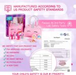 Kids Real Makeup Kit with Pink Unicorn Purse, Non Toxic Washable Make Up Set - Unicorn Toys for Girls Age 4-6, Girls Easter Basket Stuffers, Easter Gifts for Kids, Girl Gift Ages 3 4 5 6 7 8 Years Old - Image 7