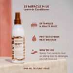 Mizani 25 Benefit Miracle Milk - Leave in Conditioner for Curly Hair, With Coconut Oil, Curl Detangler Spray, Anti Frizz Heat Protectant, No Drying Alcohols, Paraben-Free - Image 3