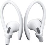 2 Pairs AirPods Ear Hooks for AirPods Pro 2, Pro, 4, 3, 2 & 1 - Upgraded Anti Slip Sports Clip Hooks - White - Image 2