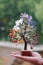7 Chakra/Crystal Healing Gemstone Tree for Positive Energy, Vastu, Reiki, Good Luck & Home Décor Showpiece (7 Chakra Healing Crystal Tree) - Image 2