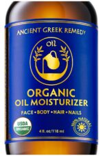 Ancient Greek Remedy Body Oil - Organic After Shower Face Oil & Body Moisturizer for Dry Skin - Almond, Jojoba, Olive, Lavender, Vitamin E Oils - Natural Clean Facial Skincare for Women & Men 4 oz - Image 2