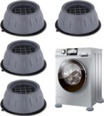 Anti Vibration Pads for Washing Machine,4 Pcs Reduce Noise Rubber Feet Pads for All Kinds of Furniture,Grey - Image 2