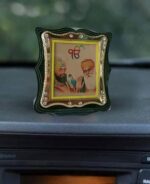 BEXCO Guru Nanak Dev Ji Guru Gobind Singh Ji Sikh Gurus photoframe Showpiece/Decorative Showpiece for Car dashboard - Image 2