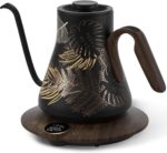 Cocinare Barista Collection Gooseneck Electric Kettle, ±1℉ Precise Temperature Control for Pour-Over Coffee & Tea, Quick Heating 1500W, Stainless Steel Interior, 0.9L (Rainforest) - Image 2