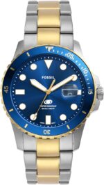 Fossil Men's Watch, Blue Quartz Stainless Steel Three-Hand Watch for Men - Image 2
