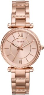 Fossil Women's Watch, Carlie Quartz Stainless Steel Three-Hand Watch for Women - Image 2