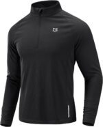 G Gradual Men's Running Shirts Long Sleeve Athletic Shirt Lightweight Quick Dry Quarter Zip Pullover for Men Workout Gym Golf - Image 2