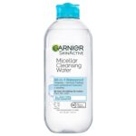 Garnier Micellar Water For Waterproof Makeup, Hydrating Facial Cleanser & Makeup Remover, Suitable for Sensitive Skin, Vegan, Cruelty Free, 13.5 Fl Oz (400mL), 1 Count - Image 2