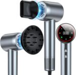 Hair Dryer, 160000 RPM High Speed 200 Million Ionic Blow Dryer, Professional Hair Blow Dryer with Diffuser and Nozzle for Home, Travel & Salon Use, 120V - Image 2