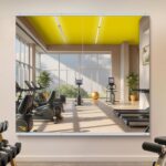 Home Gym Mirror - 55x30 Inch, 2PCS Frameless Tempered Glass Full Body Mirror for Wall Mount - Ideal for Yoga, Workout, Bedroom, Dance Studio (Silver) - Image 2