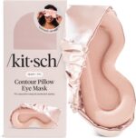 Kitsch Contour Pillow Eye Mask – Softer Than Silk Eye Masks for Sleep, Blindfold Sleep Masks for Women & Men, No Eye Pressure, Lightweight, Eye Care, Travel Essentials - Blush - Image 2