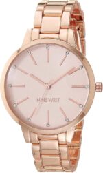 Nine West Women's Crystal Accented Bracelet Watch - Image 2