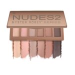 Nudes 2 Series Mini Eyeshadow Palette, Velvety Matte&Satin Finish, 6 Nude Taupe & Brown Neutral Eye Shadows, Travel Friendly Size, Vegan, Cruelty -free - Image 2