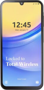 total wireless Samsung Galaxy A15 5G, 64GB Prepaid Smartphone, 6.5” FHD+ Super AMOLED Display, 50MP Triple Camera, Long Lasting Battery, Android 14 - Locked to Black - Image 2